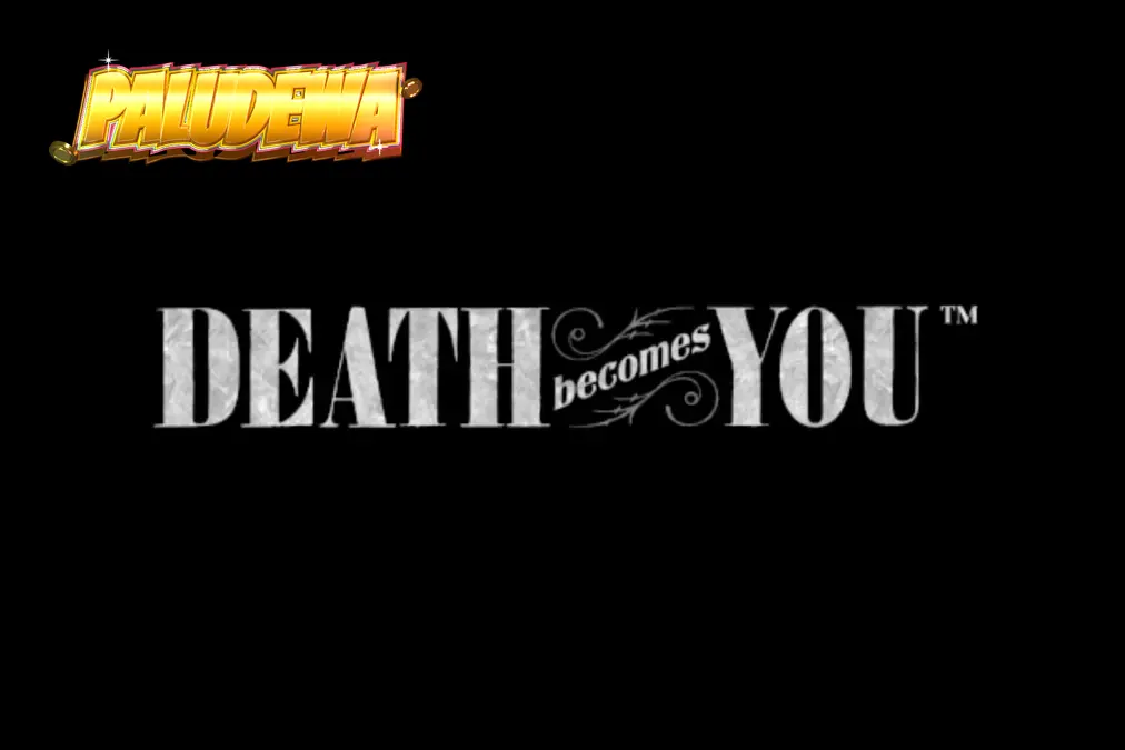 Tampilan visual slot Death Becomes You dengan estetika gotik dan nuansa noir.